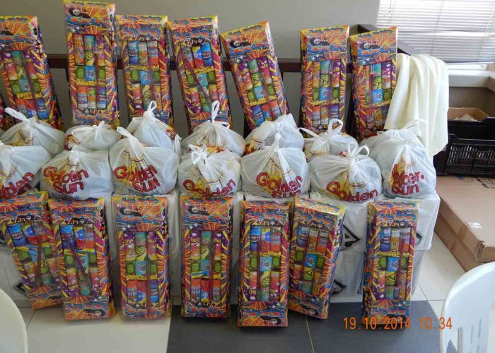 Diwali hampers and fireworks